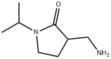 2-Pyrrolidinone, 3-(aminomethyl)-1-(1-methylethyl)- Structure