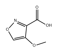 4-甲氧基异噁唑-3-羧酸 结构式