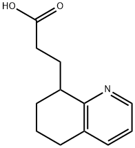 3-(5,6,7,8-Tetrahydroquinolin-8-yl)propanoic acid Struktur