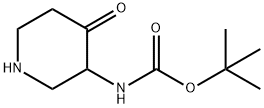 Carbamic acid, N-(4-oxo-3-piperidinyl)-, 1,1-dimethylethyl ester|(4-氧代哌啶-3-基)氨基甲酸叔丁酯