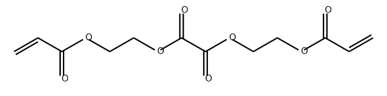 Ethanedioic acid, 1,2-bis[2-[(1-oxo-2-propen-1-yl)oxy]ethyl] ester 结构式