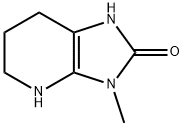 3-Methyl-4,5,6,7-tetrahydro-1H-imidazo[4,5-b]pyridin-2(3H)-one Struktur