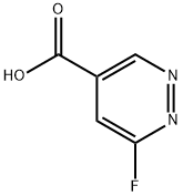 4-Pyridazinecarboxylic acid, 6-fluoro- Structure