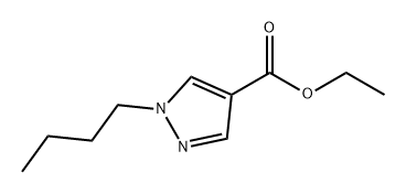 1-丁基-1H-吡唑-4-羧酸乙酯 结构式