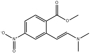 Benzoic acid, 2-[(1E)-2-(dimethylamino)ethenyl]-4-nitro-, methyl ester Structure