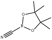 1,3,2-Dioxaborolane-2-carbonitrile, 4,4,5,5-tetramethyl- Structure