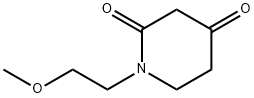1-(2-甲氧基乙基)哌啶-2,4-二酮,1508972-60-8,结构式