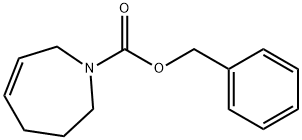1H-Azepine-1-carboxylic acid, 2,3,4,7-tetrahydro-, phenylmethyl ester Structure