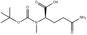 N2-Boc-N5-methyl-D-glutamine Structure