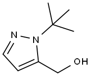 1H-Pyrazole-5-methanol, 1-(1,1-dimethylethyl)-,1510041-94-7,结构式