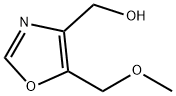 5-(甲氧基甲基)-1,3-噁唑-4-基]甲醇,1510076-57-9,结构式