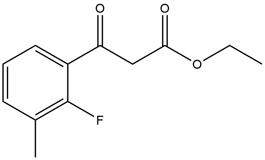 ethyl 3-(2-fluoro-3-methylphenyl)-3-oxopropanoate,1510111-60-0,结构式