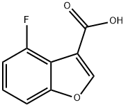 3-Benzofurancarboxylic acid, 4-fluoro- Structure