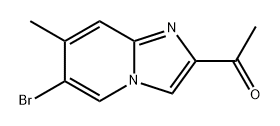 1-{6-bromo-7-methylimidazo[1,2-a]pyridin-2-yl}ethan-1-one,1510730-30-9,结构式