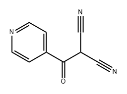 Propanedinitrile, 2-(4-pyridinylcarbonyl)- Structure