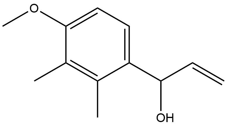 α-Ethenyl-4-methoxy-2,3-dimethylbenzenemethanol Structure