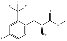 methyl 2-amino-3-[4-fluoro-2-(trifluoromethyl)phenyl]propanoate|