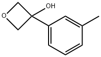 3-Oxetanol, 3-(3-methylphenyl)- 化学構造式