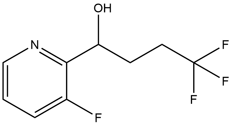 3-Fluoro-α-(3,3,3-trifluoropropyl)-2-pyridinemethanol Structure