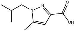 1H-Pyrazole-3-carboxylic acid, 5-methyl-1-(2-methylpropyl)-|1-异丁基-5-甲基-1H-吡唑-3-羧酸