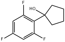 1-(2.4.6-三氟苯基)环戊醇, 1512450-66-6, 结构式