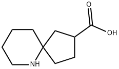 6-Azaspiro[4.5]decane-2-carboxylic acid 结构式