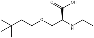 O-(3,3-dimethylbutyl)-N-ethyl-L-serine Structure