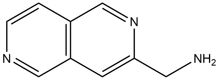 (2,6-萘啶-3-基)甲胺, 1512932-10-3, 结构式