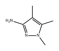 1H-Pyrazol-3-amine, 1,4,5-trimethyl- 化学構造式