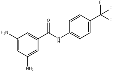 Benzamide, 3,5-diamino-N-[4-(trifluoromethyl)phenyl]- Structure