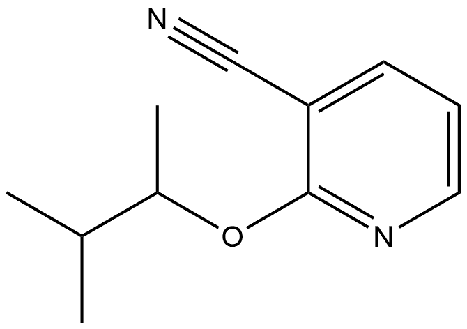 2-(1,2-Dimethylpropoxy)-3-pyridinecarbonitrile Structure