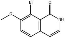 8-Bromo-7-methoxyisoquinolin-1(2H)-one Struktur