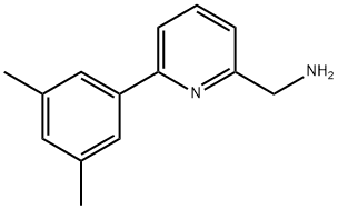 1-[6-(3,5-dimethylphenyl)pyridin-2-yl]methanamine dihydrochloride 结构式