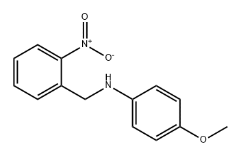 Benzenemethanamine, N-(4-methoxyphenyl)-2-nitro- Structure