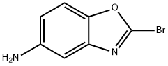 5-Benzoxazolamine, 2-bromo- Struktur