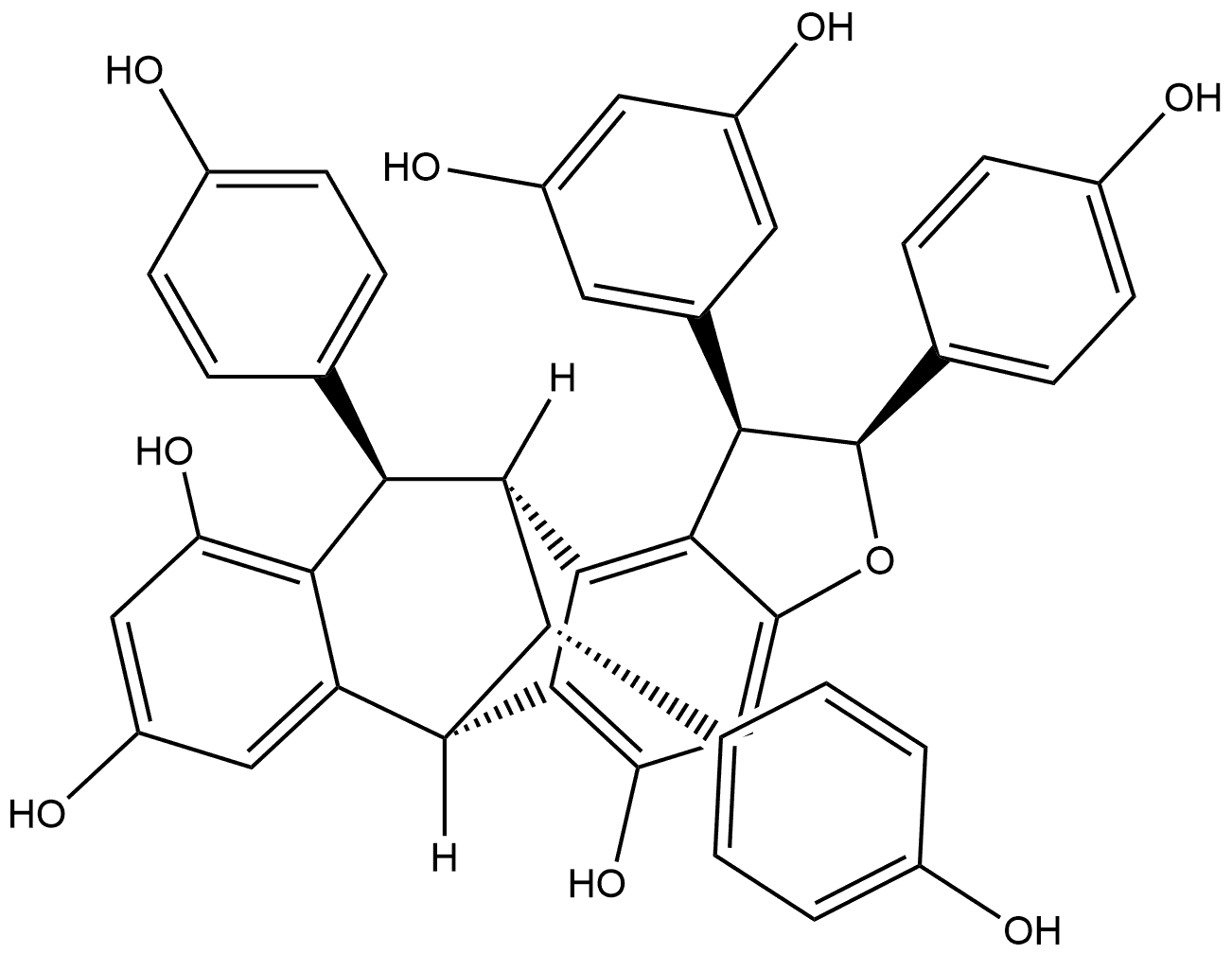 化合物 AMPELOPSIN G,151487-09-1,结构式