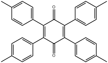 2,3,5,6-四(对甲苯)环己-2,5-二烯-1,4-二酮, 151491-63-3, 结构式