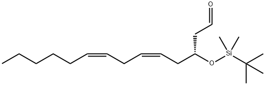 5,8-Tetradecadienal, 3-[[(1,1-dimethylethyl)dimethylsilyl]oxy]-, (3R,5Z,8Z)-