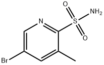 5-溴-3-甲基-2-吡啶磺酰胺, 1515251-75-8, 结构式