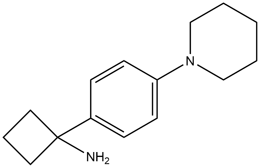 1-(4-(哌啶-1-基)苯基)环丁胺,1515317-84-6,结构式