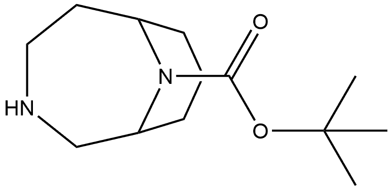 3,10-Diazabicyclo[4.3.1]decane-10-carboxylic acid, 1,1-dimethylethyl ester 结构式