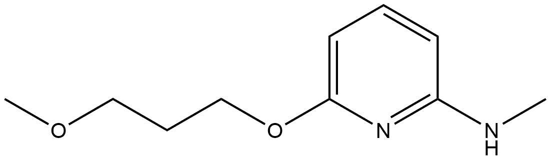 6-(3-Methoxypropoxy)-N-methyl-2-pyridinamine Structure