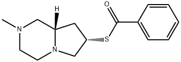 S-[(7S,8aS)-Octahydro-2-methylpyrrolo[1,2-a]pyrazin-7-yl] benzenecarbothioate,1515936-32-9,结构式