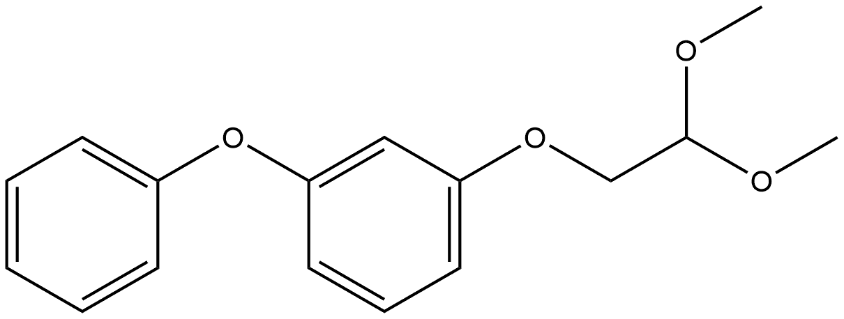 1-(2,2-Dimethoxyethoxy)-3-phenoxybenzene,1516074-00-2,结构式