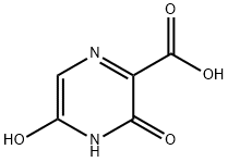 2-Pyrazinecarboxylic acid, 3,4-dihydro-5-hydroxy-3-oxo- Structure