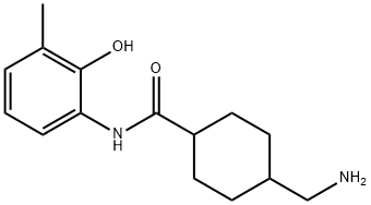 4-(Aminomethyl)-N-(2-hydroxy-3-methylphenyl)cyclohexane-1-carboxamide Struktur