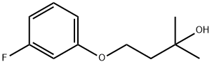 2-Butanol, 4-(3-fluorophenoxy)-2-methyl- Struktur