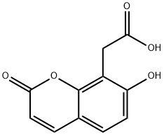 2-(7-Hydroxy-2-oxo-2H-chromen-8-yl)acetic acid Structure