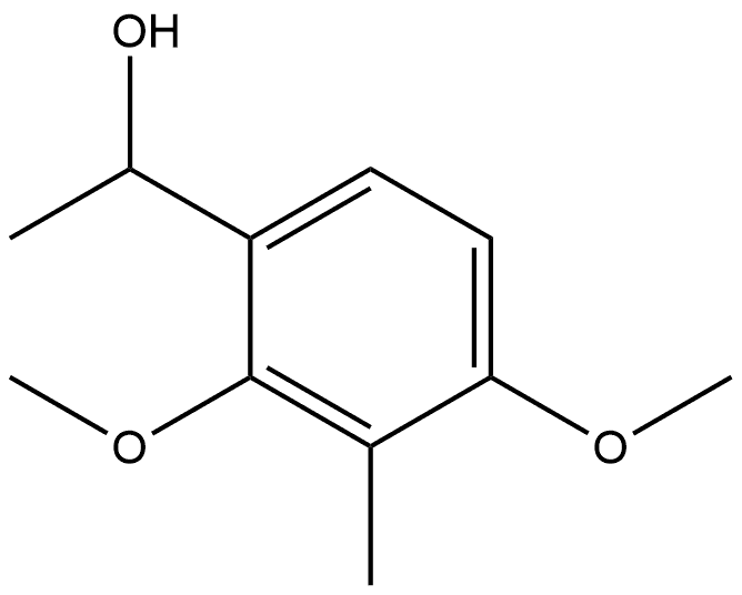 2,4-Dimethoxy-α,3-dimethylbenzenemethanol Structure