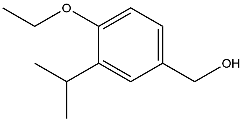 (4-Ethoxy-3-isopropylphenyl)methanol Structure